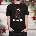 thumbnail image 1 of Labrador Retriever Chocolate Lab Lover Christmas Holiday Unisex T-Shirt up to size 5XL, 1 of 2