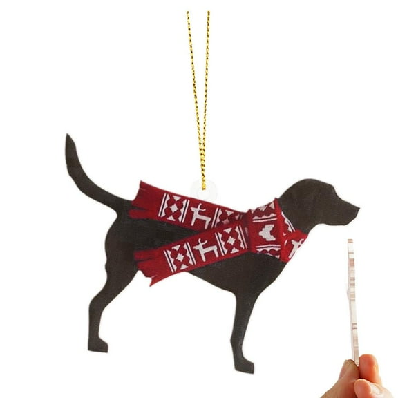 Labrador Retriever Christmas Ornament, Cute Dog Themed Tree Hanger for Pet Lovers
