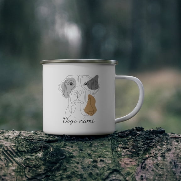 Labrador Retriever Custom Enamel Camping Mug
