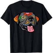 Labrador Retriever - Day Of The Dead Black Lab Gift T-Shirt