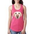 thumbnail image 1 of Labrador Retriever Dog Animal Lover Ladies Racerback Tank Top, 1 of 1