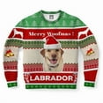 thumbnail image 1 of Labrador Retriever Dog Christmas Sweater, Christmas Sweater, Christmas Sweater, Funny Xmas Sweaters, 1 of 2
