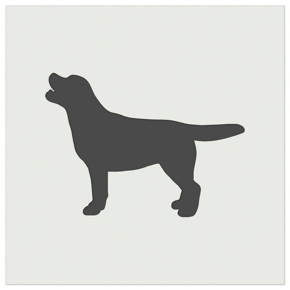 Labrador Retriever Dog Solid DIY Cookie Wall Craft Stencil - 3.5 Inch