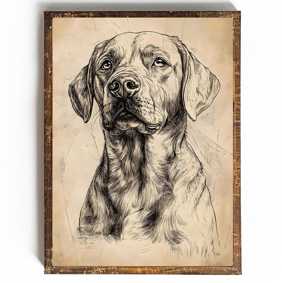 Labrador Retriever For Cabin For Duck Hunting For Lodge Yellow Lab Wall ...