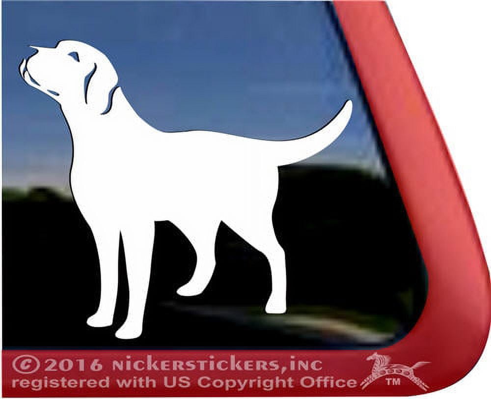 Labrador Retriever High Quality Vinyl Dog Window Decal