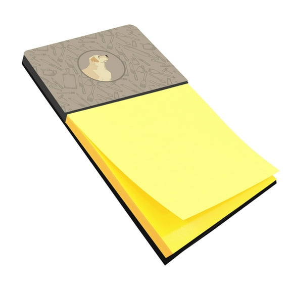 Labrador Retriever In the Kitchen Sticky Note Holder