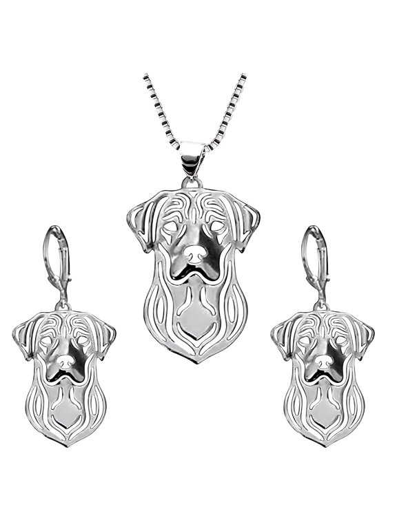 Labrador Retriever Lab Dog Necklace Sterling Silver Womens Ginger Lyne Collection