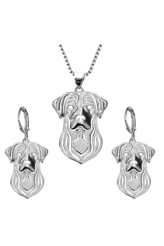 Labrador Retriever Lab Dog Necklace Sterling Silver Womens Ginger Lyne Collection