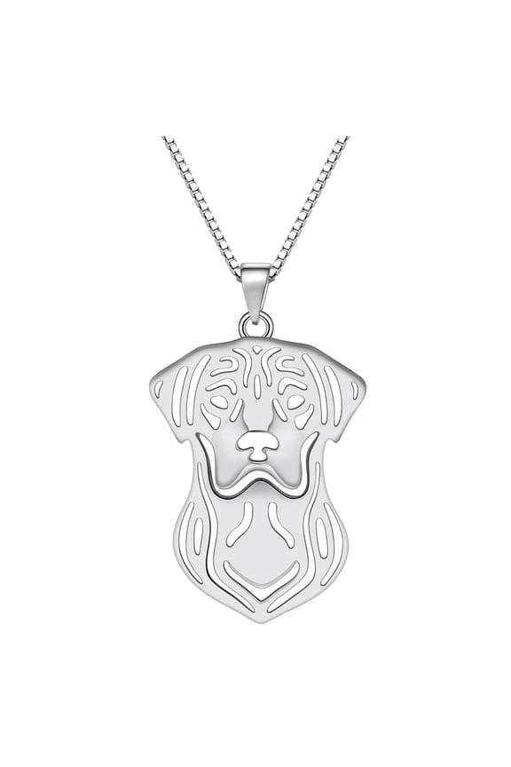 Labrador Retriever Lab Dog Necklace Sterling Silver Womens Ginger Lyne Collection