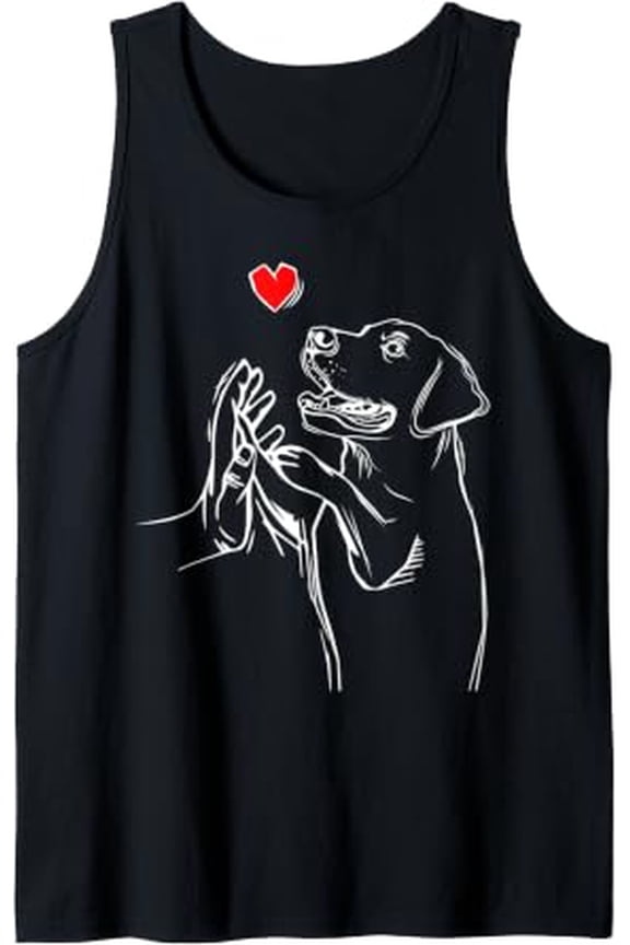 Labrador Retriever Love Golden Black Lab Dad Mom Tank Top Size S-3XL
