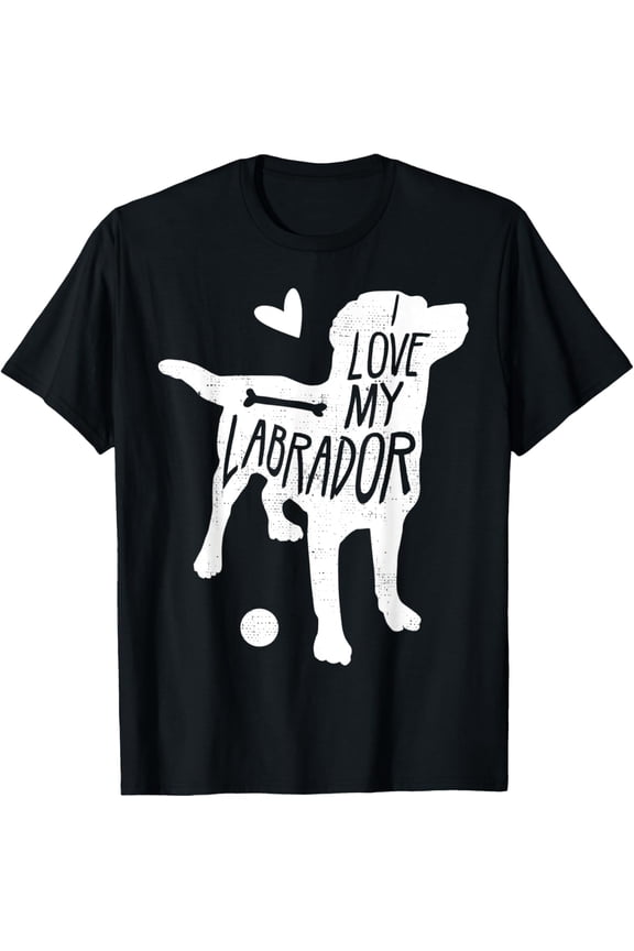 Labrador Retriever Lover Black Lab Gift design Fetch gift T-Shirt men and women can wear, black, white, gifts