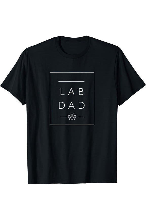 Labrador Retriever Lover Dog Dad Tee, Best Lab Dog Dad T-Shirt