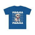thumbnail image 1 of Labrador Retriever 'Merica Patriotic T-Shirt Yellow Lab 4th of July Top, 1 of 2
