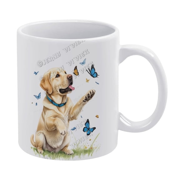 Labrador Retriever Mug, Funny Dog Coffee Mug, Customized Mug Gifts For Dog Mom Dog Dad Dog Lover, Labrador Retriever Dog Owner Gift,Dog Ceramic Mug 11oz
