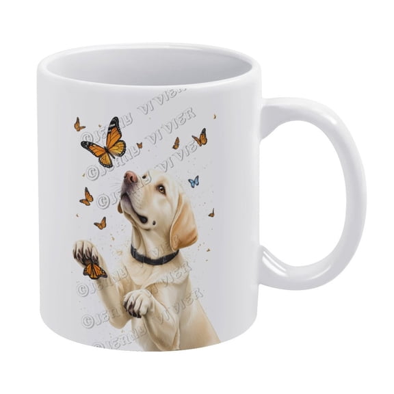 Labrador Retriever Mug, Personalized Coffee Mug 11oz, Customized Dog Lover Mug,Gift For Dog Mom Dog Dad