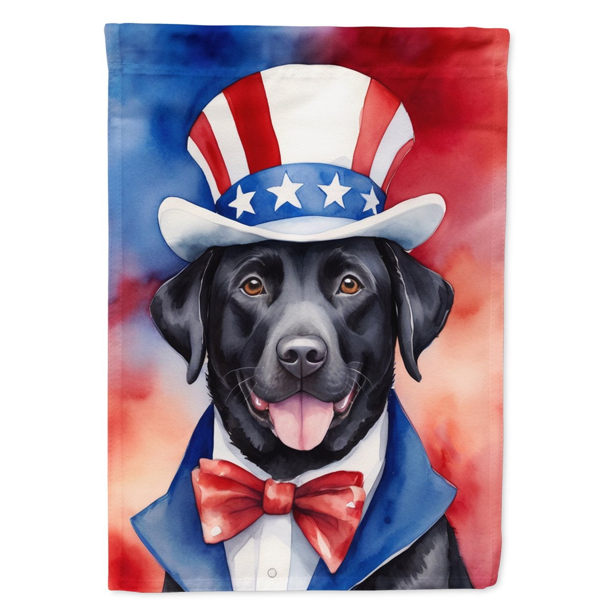 Labrador Retriever Patriotic Garden Flag 11.25 in x 15.5 in