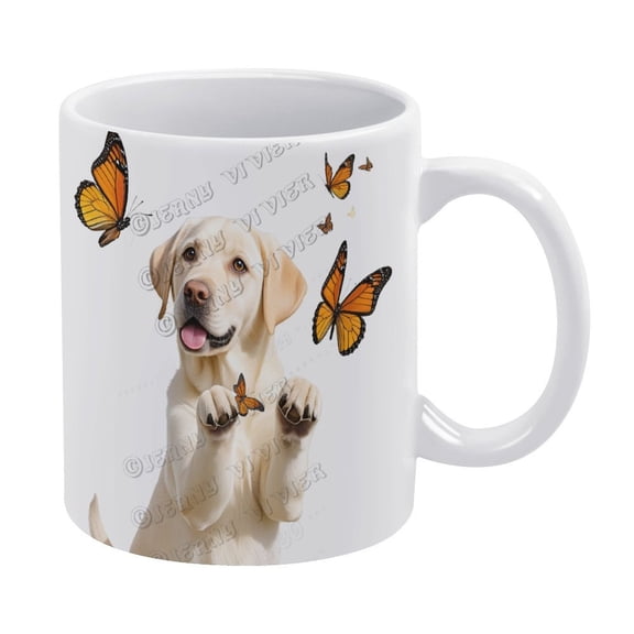 Labrador Retriever Pet Mug, Labrador Retriever Dog Personalized Coffee Mug Gifts For Mom Dad Dog Lovers, Custom Labrador Retriever Dog Mug, Labrador Retriever Dog Ceramic Mug Tea Cup 11oz