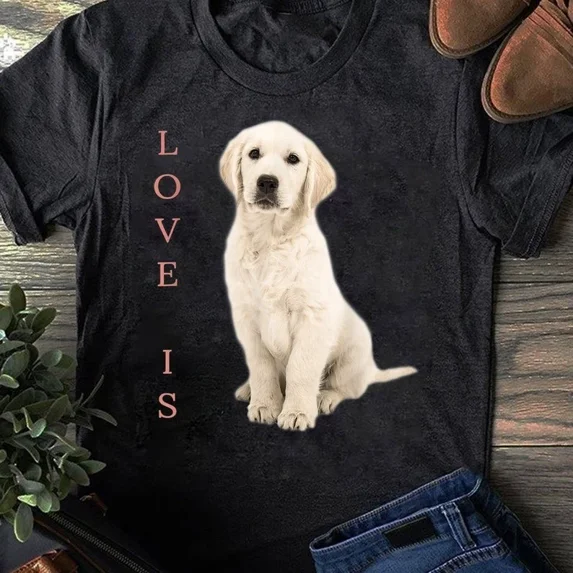 Labrador Retriever Shirt Women Men Kids White Lab Dog Mom T-Shirt - Funny Dog...