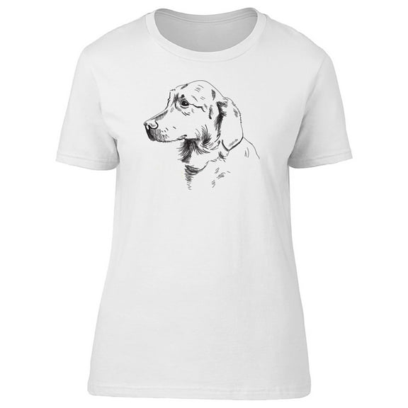 Labrador Retriever Sketch T-Shirt Men -Image by Shutterstock, Male 4X-Large