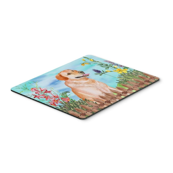 Labrador Retriever Spring Mouse Pad Hot Pad or Trivet