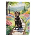 thumbnail image 1 of Labrador Retriever Spring Path House Flag, 1 of 5