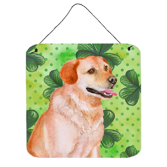 Labrador Retriever St Patricks Wall or Door Hanging Prints Green