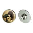 thumbnail image 1 of Labrador Retriever Trio Dogs Portrait Metal 1.1" Tie Tack Hat Lapel Pin Pinback, 1 of 5