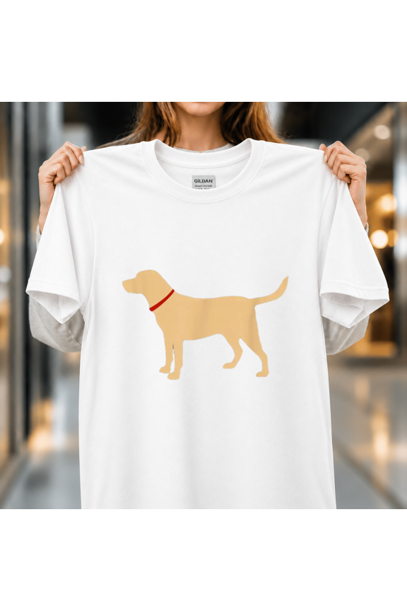 Labrador Retriever Yellow Lab Classic Breed Portrait Unisex T-Shirt, S-5XL