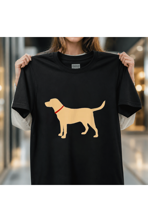 Labrador Retriever Yellow Lab Classic Breed Portrait Unisex T-Shirt, S-5XL