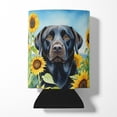 thumbnail image 1 of Labrador Retriever in Sunflowers Can or Bottle Hugger 3 in x 5 in, 1 of 5