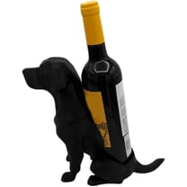 Labrador Wine Bottle Rack - Decorative Dog Wine Holder Black Lab Stand - 3D Printed Kitchen Bar Decor - Unique Gift for Dog and Wine Lovers