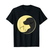 Labrador Yin Yang T-Shirt | Cute Yellow and Black Lab Shirt