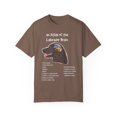 thumbnail image 1 of Labrador's Brain Dog Enthusiast Quote Graphic Funny Thinking Puppies Saying Men Women Unisex Garment-Dyed T-shirt, 1 of 4