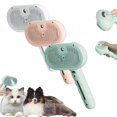 thumbnail image 1 of Labradorcharm Pet Steam Brush, Kivori Pet Grooming Brush, Steam Brush for Dogs Grooming, Pet Spray Hair Removal Comb with Water Tank for Dog, Cat (Green+White+Pink), 1 of 7