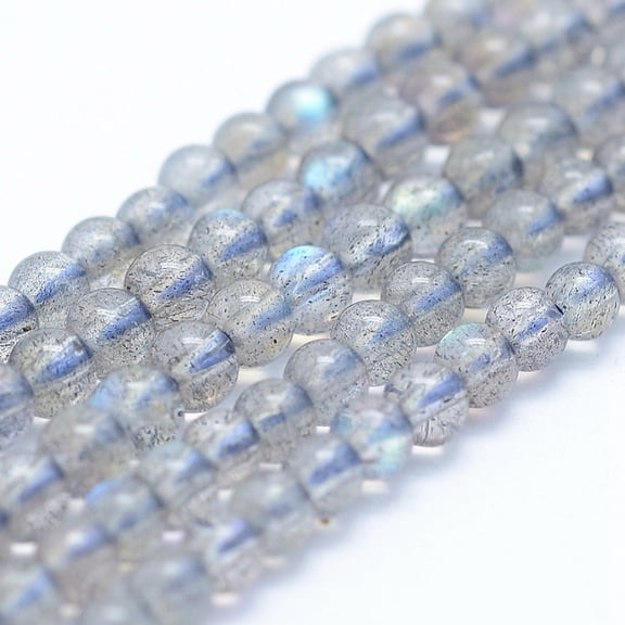 Labradorite Beads Strands Grade A++ Round 3mm Hole: 1mm 120pcs/strand 15.5 inch(39.5cm)