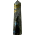 thumbnail image 1 of Labradorite Crystal Tower Obelisk Point (3" to 4" INCH), 1 of 5