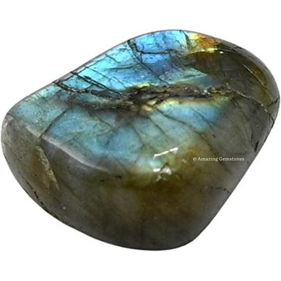 Labradorite Crystal Tumbled Stones Polished Rocks (1 OZ)