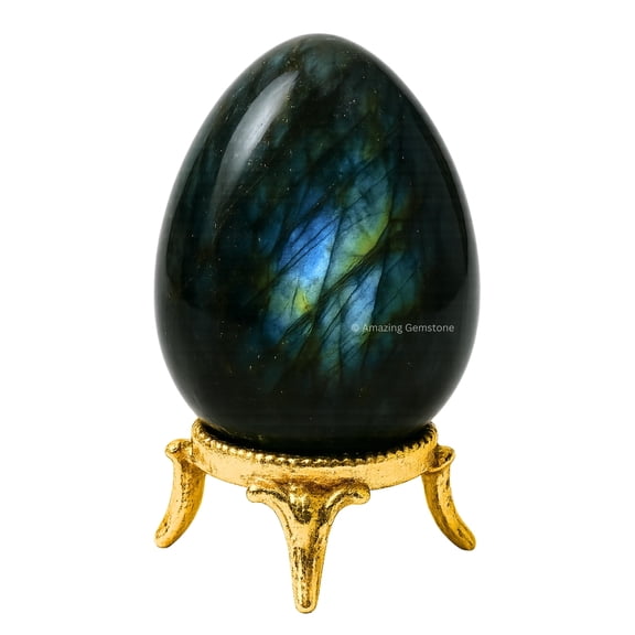 Labradorite Crystal Yoni Egg, 2 Inches