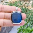 thumbnail image 1 of Labradorite Flash Necklace,925 Sterling Silver Natural Labradorite Necklace With Blue Reflection, Real Rainbow Gemstone Pendant, Gift, 1 of 2