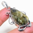 thumbnail image 1 of Labradorite Gemstone Handmade 925 Sterling Silver Jewelry Pendant 2.09", 1 of 1