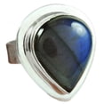 thumbnail image 1 of Labradorite Healing Stones Band Ring, Solitaire Ring, Gifts Ring For Mom, Blue Fire Ring, Friendship Gifts, Statement Vintage Ring, Mothers Day Gifts (Labradorite, Size 7), 1 of 3