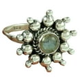 thumbnail image 1 of Labradorite Natural Gemstone Ring, Solid 925 Sterling Silver, Designer Handmade Jewelry For Women, Dainty Ring, Blue Fire Ring, June Birthstone, Valentines Day Gifts For Mom (labradorite, 7), 1 of 3