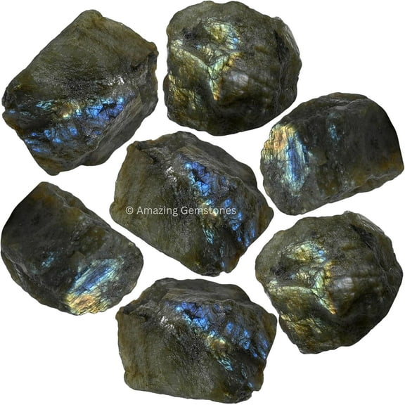 Labradorite Raw Crystals and Healing Stones (1 lb)