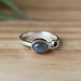 thumbnail image 1 of Labradorite Ring, 925 Silver Ring, Garnet Ring, Minimalist Ring, Statement Ring, Cocktail Ring, Men's Signet Ring, Boho Ring, Stacking Ring, 1 of 10
