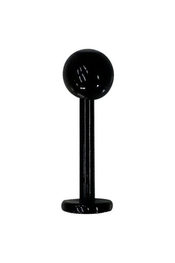 Labret All acrylic hypoallergenic 14G 3/8" 10mm good for lip ear