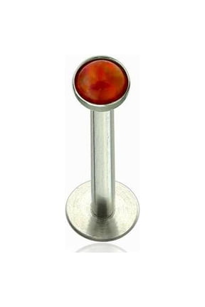 Labret Monroe Push In design with Soft Enamel Back for Comfort and Opalite Synth