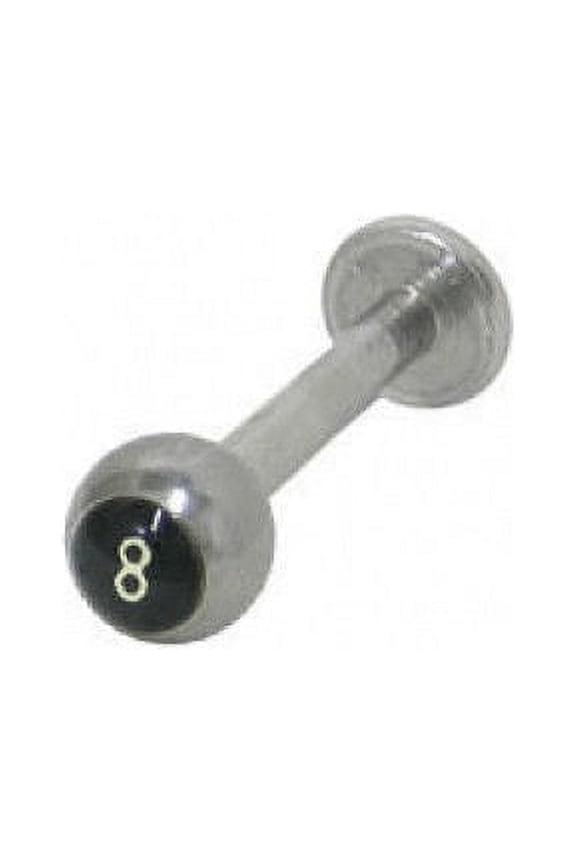 Labret Monroe Surgical Steel Lip Jewelry with 8 Ball Logo