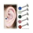 thumbnail image 1 of Labret Tragus Earring Surgical Steel Jeweled, 1 of 1
