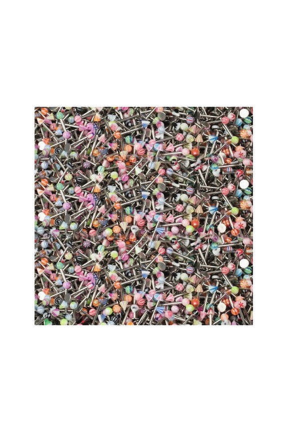 Labret with UV Acrylic Bead 15 Pieces