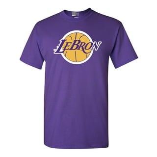 Shedd Shirts Long Sleeve Purple Los Angeles LeBron James LeBron Lonzo 19 inch T-Shirt Youth, Boy's, Size: Small